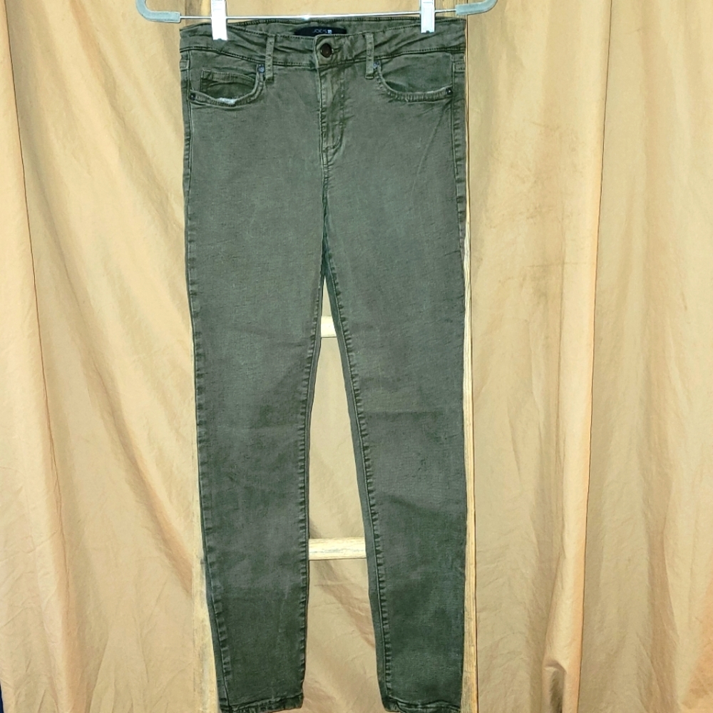 Joe's Dark Green Skinny Jeans